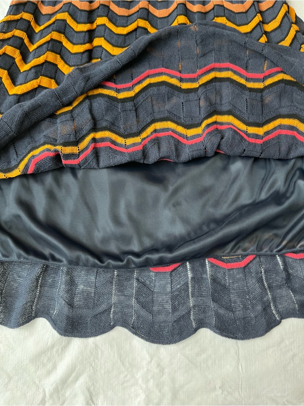 MISSONI Cotton Blend Knit A-Line Skirt - Picture 12 of 12